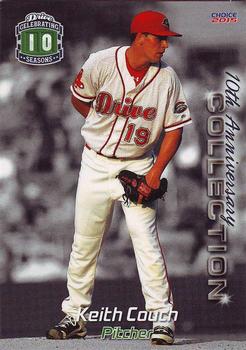 2015 Choice Greenville Drive 10th Anniversary Collection #9 Keith Couch Front