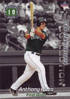 2015 Choice Greenville Drive 10th Anniversary Collection #15 Anthony Rizzo Front