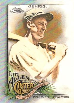 2022 Topps Allen & Ginter Chrome #26 Lou Gehrig Front