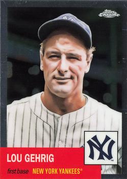 2022 Topps Chrome Platinum Anniversary #4 Lou Gehrig Front