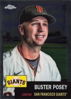 2022 Topps Chrome Platinum Anniversary #155 Buster Posey Front
