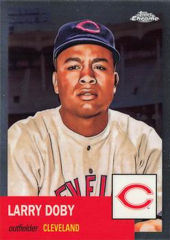 2022 Topps Chrome Platinum Anniversary #270 Larry Doby Front