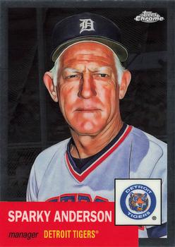2022 Topps Chrome Platinum Anniversary #487 Sparky Anderson Front