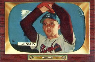 1955 Bowman #101 Don Johnson Front