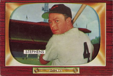 1955 Bowman #109 Vern Stephens Front