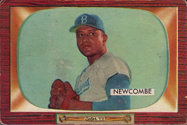 1955 Bowman #143 Don Newcombe Front