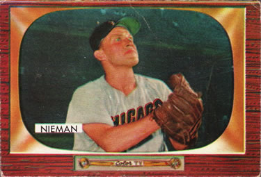 1955 Bowman #145 Bob Nieman Front