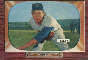 1955 Bowman #146 Don Liddle Front
