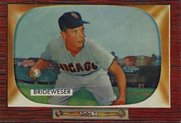 1955 Bowman #151 Jim Brideweser Front