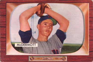 1955 Bowman #165 Maurice McDermott Front
