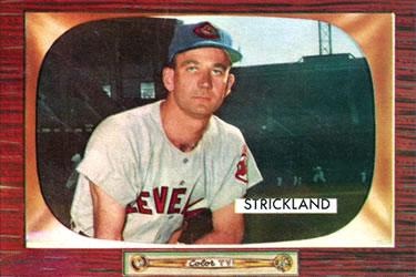 1955 Bowman #192 George Strickland Front