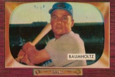 1955 Bowman #227 Frank Baumholtz Front