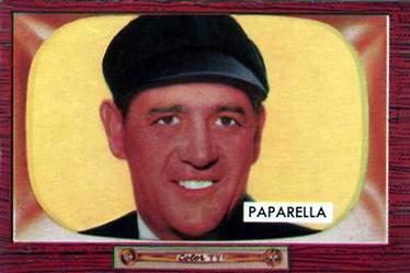 1955 Bowman #235 J.A. Paparella Front