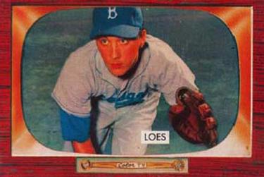 1955 Bowman #240 Billy Loes Front