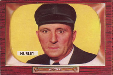 1955 Bowman #260 Edwin H. Hurley Front