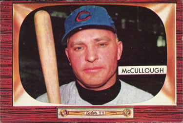 1955 Bowman #280 Clyde McCullough Front