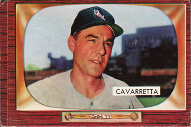 1955 Bowman #282 Phil Cavarretta Front