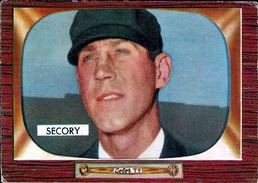 1955 Bowman #286 Frank Secory Front