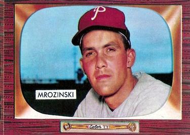 1955 Bowman #287 Ron Mrozinski Front
