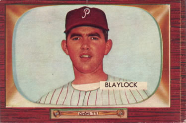 1955 Bowman #292 Marv Blaylock Front