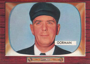 1955 Bowman #293 Thomas D. Gorman Front