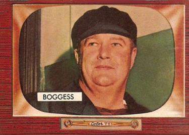 1955 Bowman #297 Dusty Boggess Front