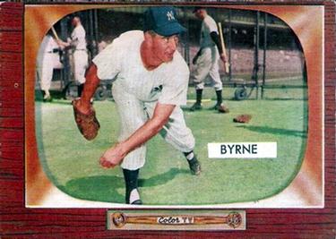 1955 Bowman #300 Tommy Byrne Front