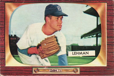 1955 Bowman #310 Ken Lehman Front