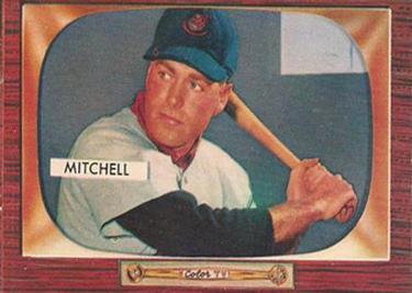 1955 Bowman #314 Dale Mitchell Front