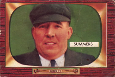 1955 Bowman #317 William Summers Front