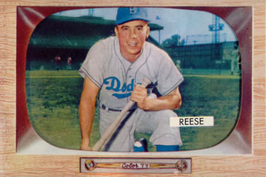 1955 Bowman #37 Pee Wee Reese Front