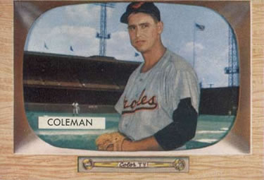 1955 Bowman #3 Joe Coleman Front