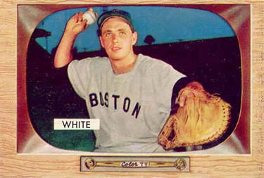 1955 Bowman #47 Sammy White Front