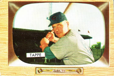 1955 Bowman #51 Elvin Tappe Front