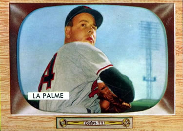 1955 Bowman #61 Paul LaPalme Front