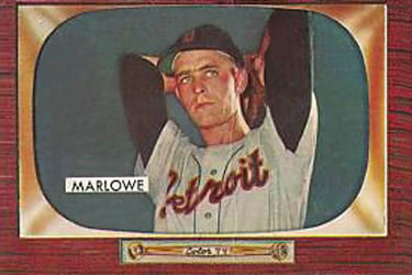 1955 Bowman #91 Dick Marlowe Front