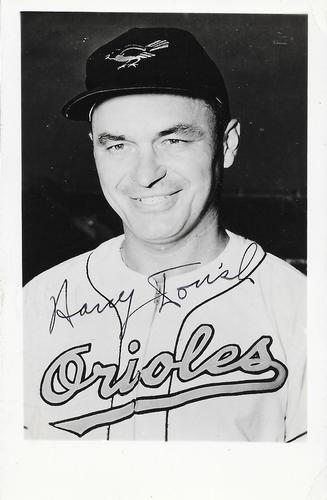 1954-55 Baltimore Orioles Photocards #NNO Harry Dorish Front
