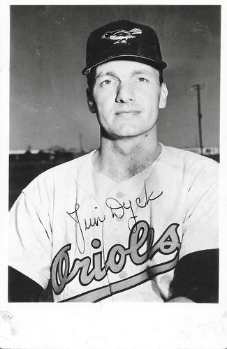 1954-55 Baltimore Orioles Photocards #NNO Jim Dyck Front