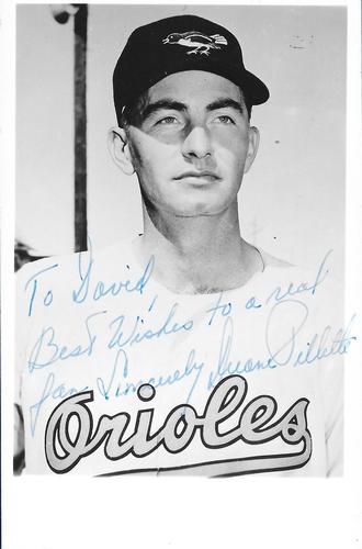 1954-55 Baltimore Orioles Photocards #NNO Duane Pillette Front