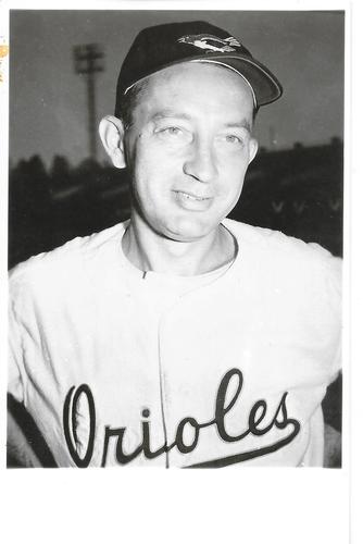1954-55 Baltimore Orioles Photocards #NNO Eddie Waitkus Front