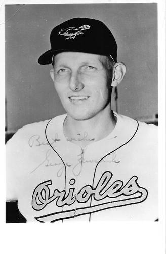 1954-55 Baltimore Orioles Photocards #NNO George Zuverink Front