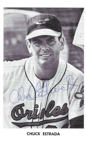 1964 Baltimore Orioles Photocards #NNO Chuck Estrada Front