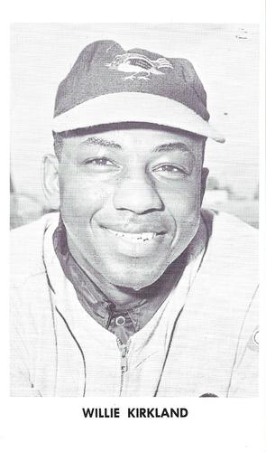 1964 Baltimore Orioles Photocards #NNO Willie Kirkland Front