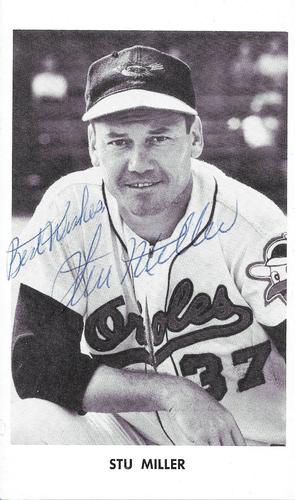 1964 Baltimore Orioles Photocards #NNO Stu Miller Front