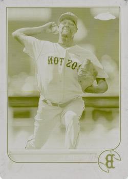 2022 Topps Chrome Update - Printing Plate Yellow #USC184 Rich Hill Front