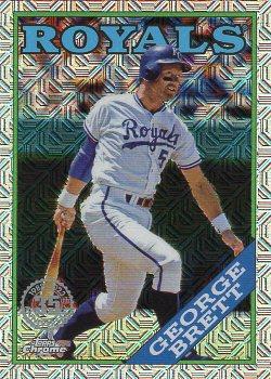 2023 Topps - 1988 Topps Baseball 35th Anniversary Chrome Silver Pack (Series One) #T88C-12 George Brett Front