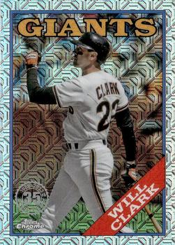 2023 Topps - 1988 Topps Baseball 35th Anniversary Chrome Silver Pack (Series One) #T88C-35 Will Clark Front