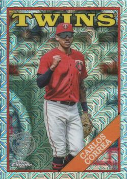 2023 Topps - 1988 Topps Baseball 35th Anniversary Chrome Silver Pack (Series One) #T88C-85 Carlos Correa Front