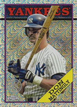 2023 Topps - 1988 Topps Baseball 35th Anniversary Chrome Silver Pack (Series One) #T88C-88 Don Mattingly Front