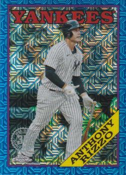 2023 Topps - 1988 Topps Baseball 35th Anniversary Chrome Silver Pack Blue (Series One) #T88C-39 Anthony Rizzo Front